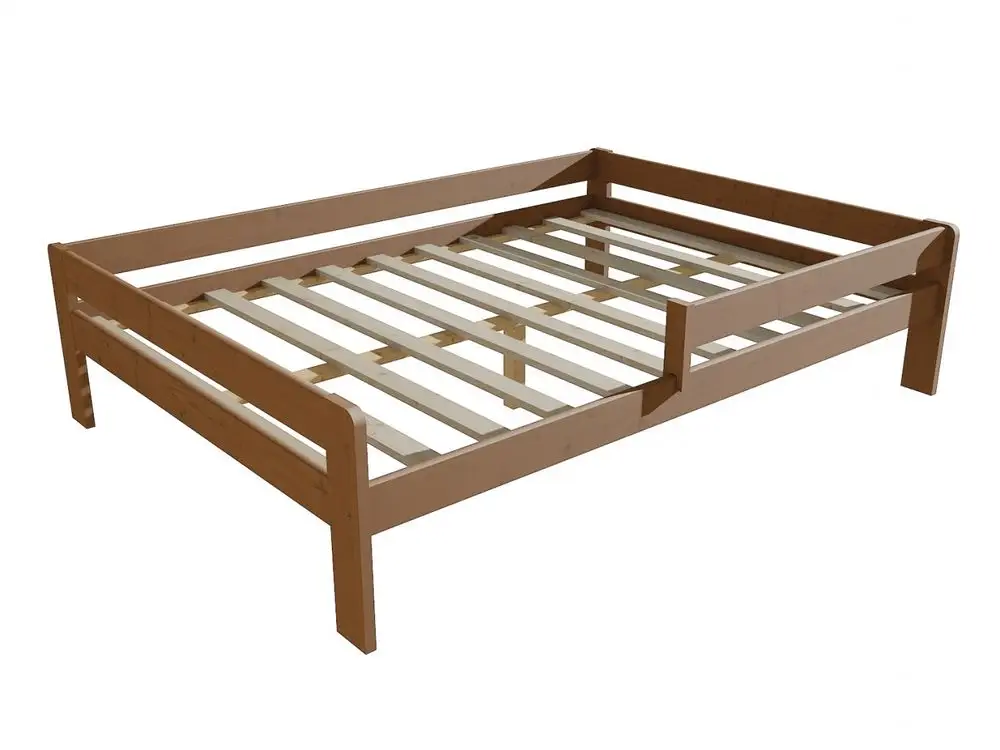 eoshop Detská posteľ so zábranou VMK003C KIDS (Rozmer: 100 x 200 cm, Farba dreva: morenie dub)